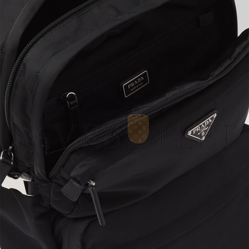 PRADA RE-NYLON AND SAFFIANO LEATHER BACKPACK 2VZ101 (45*26.5*21.5cm) PRADA RE-NYLON AND SAFFIANO LEATHER BACKPACK 2VZ101 (45*26.5*21.5cm)